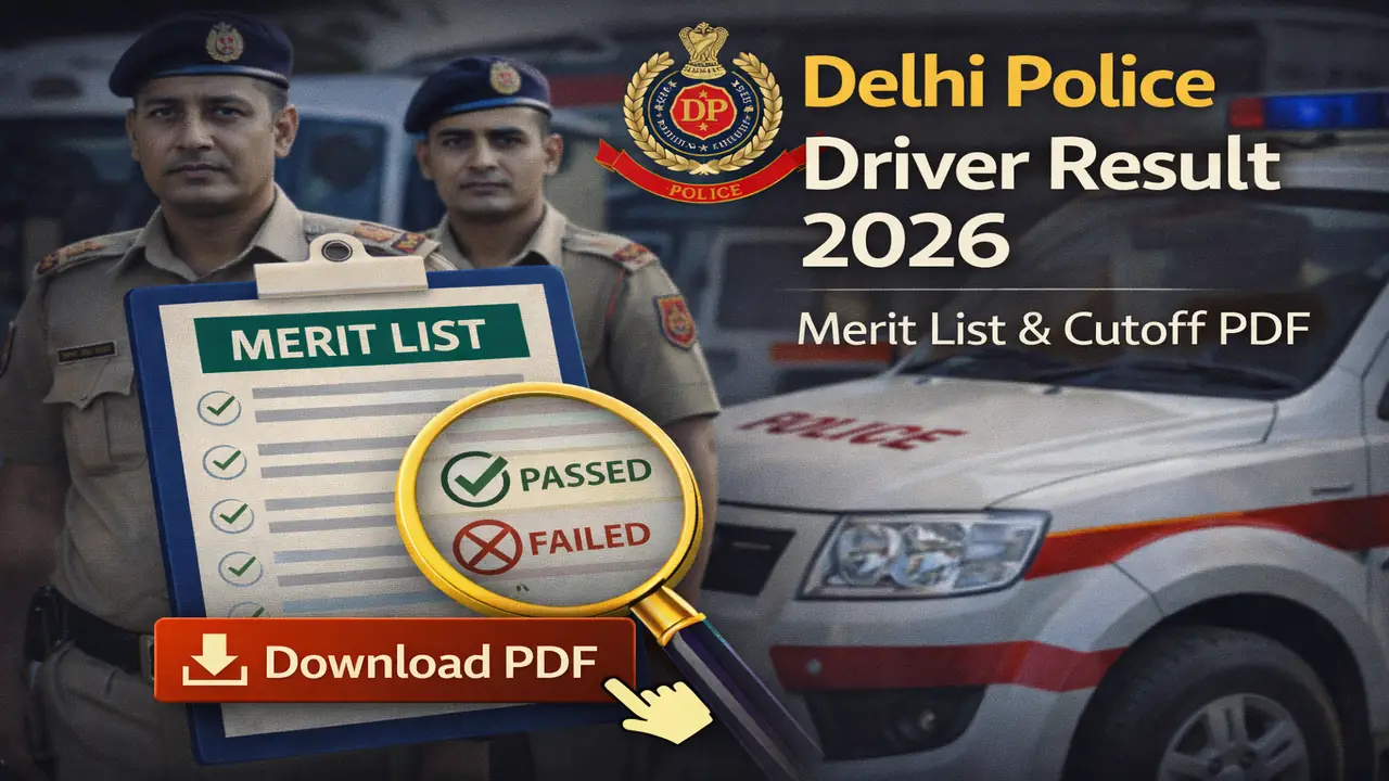 Delhi Police Driver Result 2026