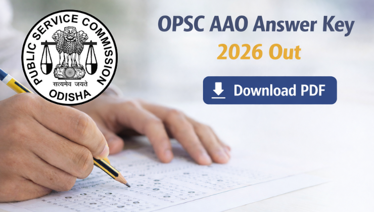 OPSC AAO Answer Key 2026 Out