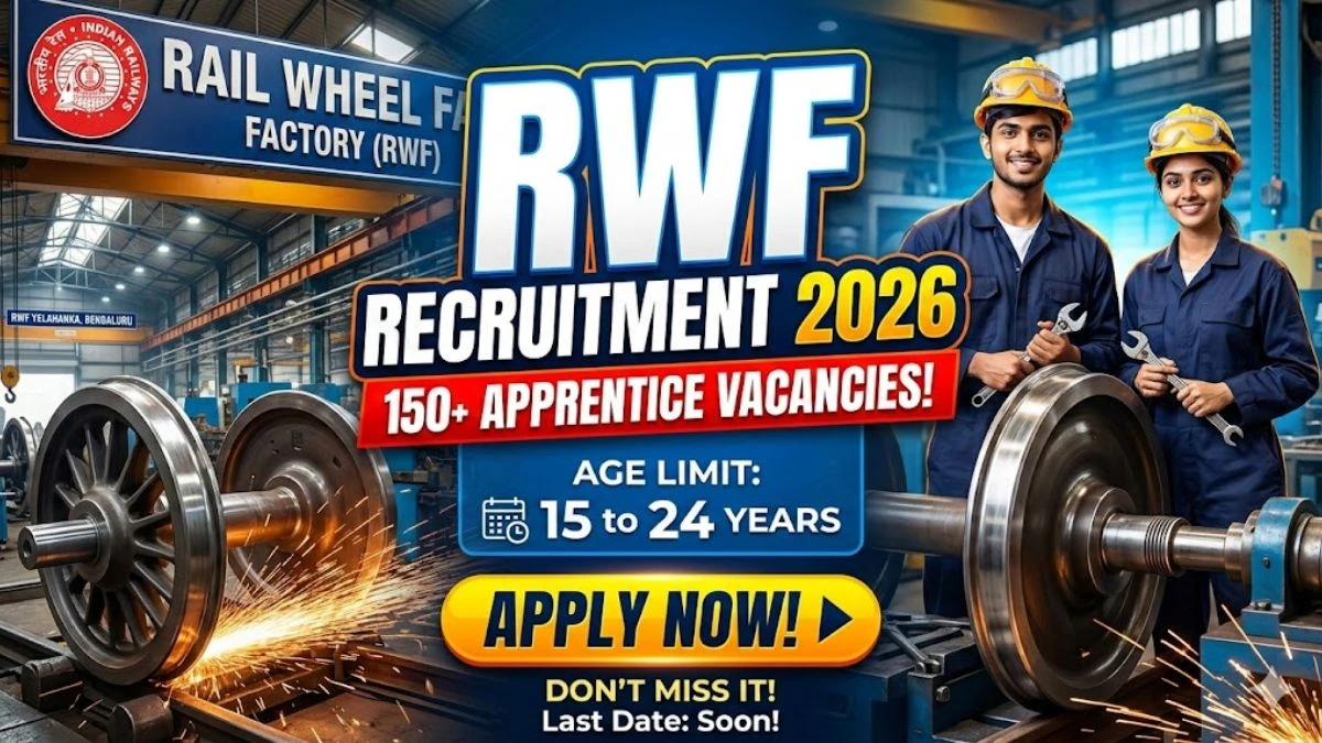 Rail Wheel Factory Apprentice Recruitment 2026